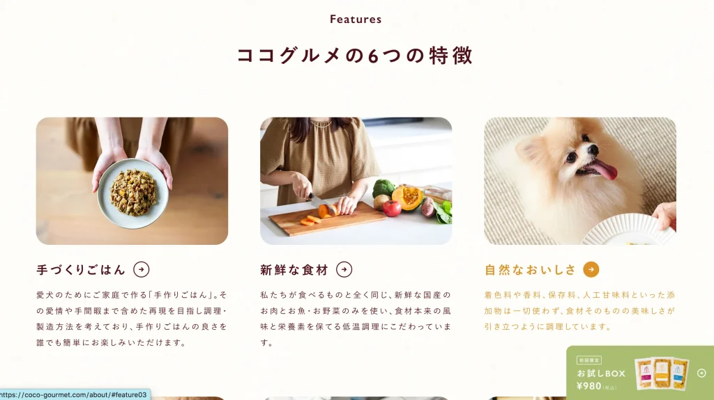いろはのストックwebサイト100選　No.002 ココグルメ